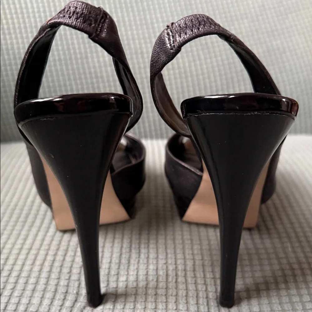 Elegant Black Slingback Heels 5”, Aldo Used - Picture 5 of 16